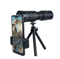 4K HD Monoculaire 10-300X40mm T&eacute;lescope d'Ext&eacute;rieur T&eacute;les