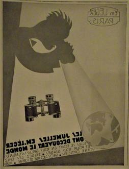 Em Leger 1929 French Binocle Ad Print