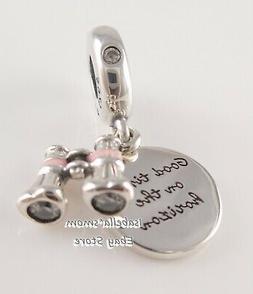 Authentique Pandora Voyage Rose Breloque Pendante 798062cz N