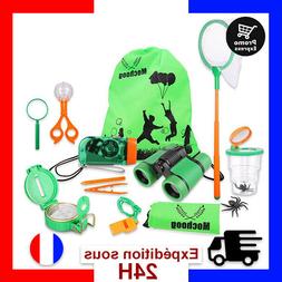 Jeux Ext&eacute;rieur pr Enfants Kit Explorateur Jumelles, Lampe, 