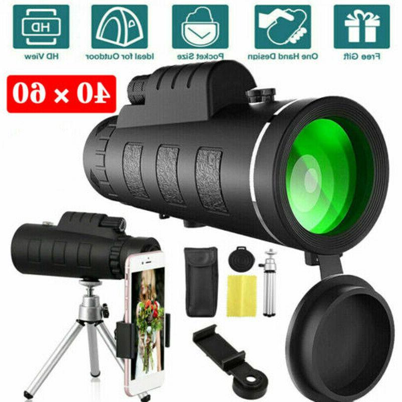 40x60 telescope monoculaire zoom hd jumelle vision
