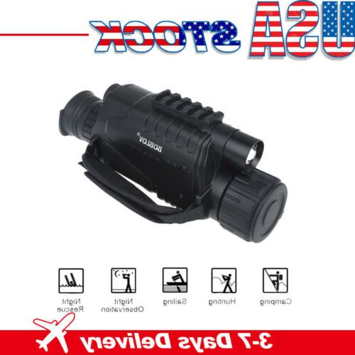 5x40 digital night vision monocular with 8gb