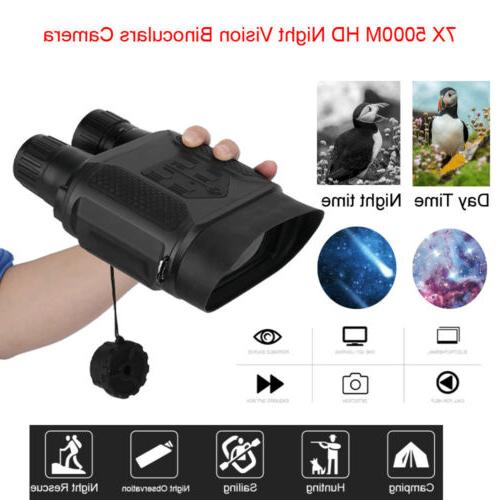 7x 5000m hd night vision jumelles camera