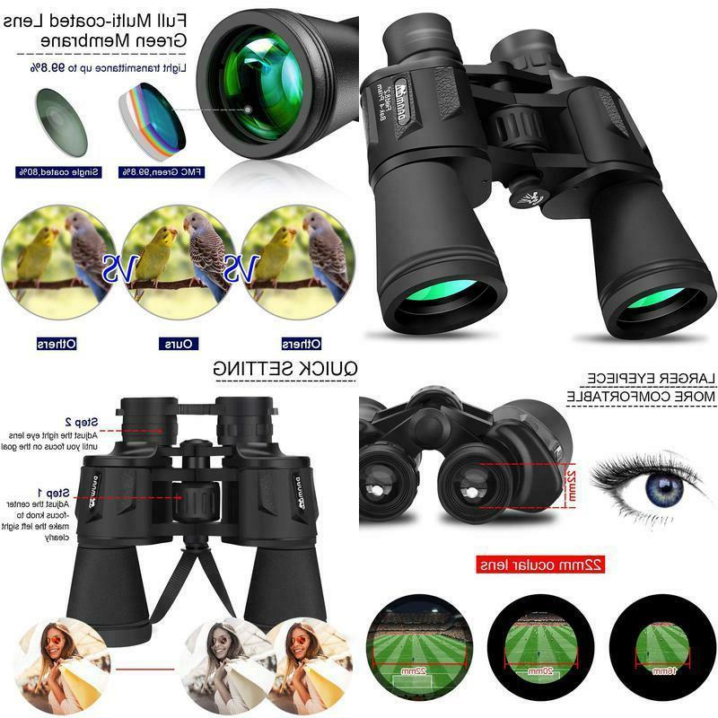 danmo jumelles 10x50 lentilles bak4 prisme fmc