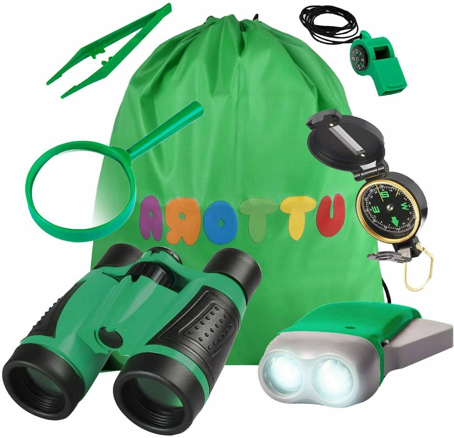 ensemble jumelles enfant jouet educatif kit exploration