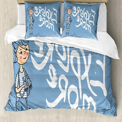 explorer housse de couette boy avec des
