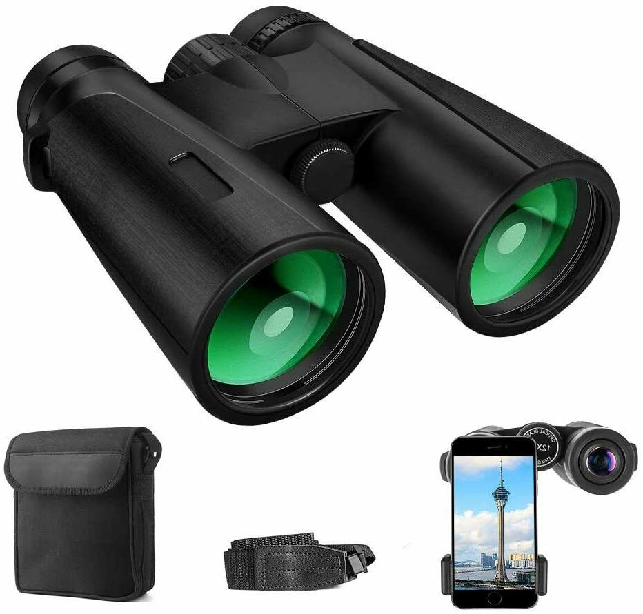 jumelles compactes 12x42 objectif bak4 adaptateur smartphone