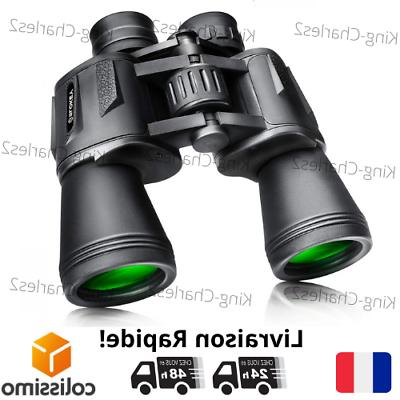 jumelles de vue 10x50 puissante longue portee