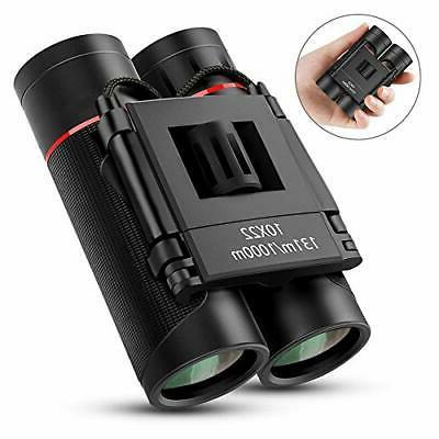 mini jumelles 10x22 hd jumelles compactes pour