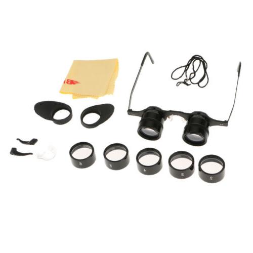 telescope binoculaire en forme de lunettes reglables