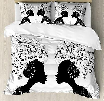 zodiac gemeaux housse de couette filles jumelles