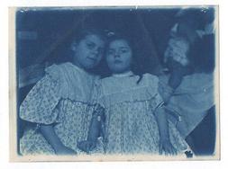 Vers 1900 Cyanotype Robe